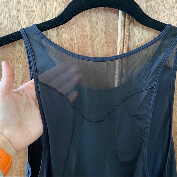 EUC Lululemon Black Mesh Tank! - Picture 4 of 4